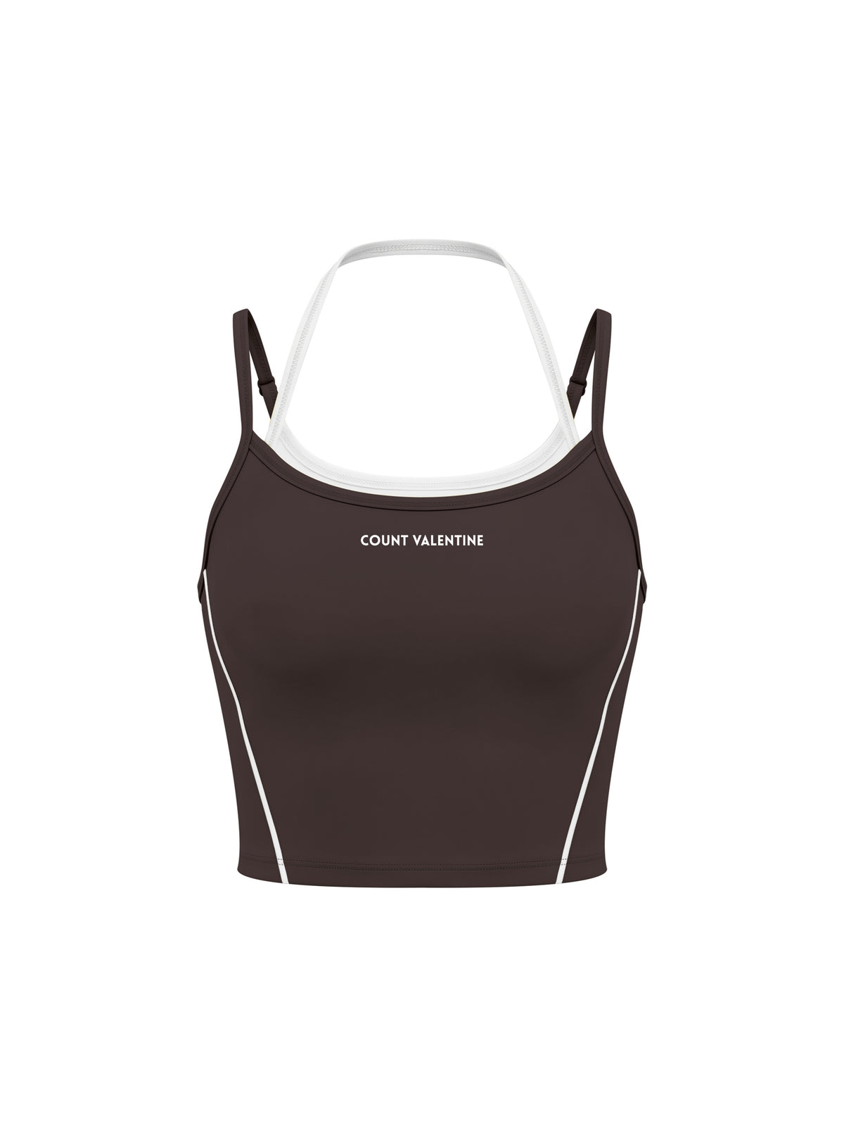 Everyday Move Layered Tank - Brown
