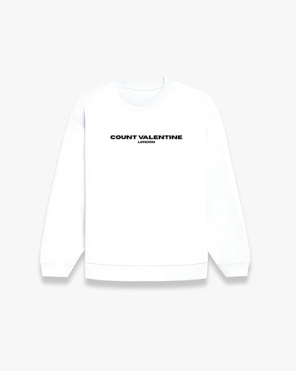 WHITE OVERSIZED SWEATSHIRT