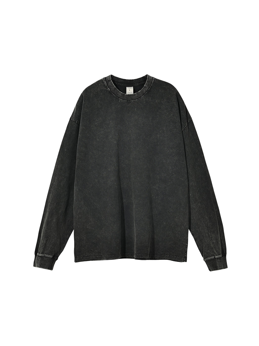 Acid Wash Oversize Long Sleeve T-Shirt