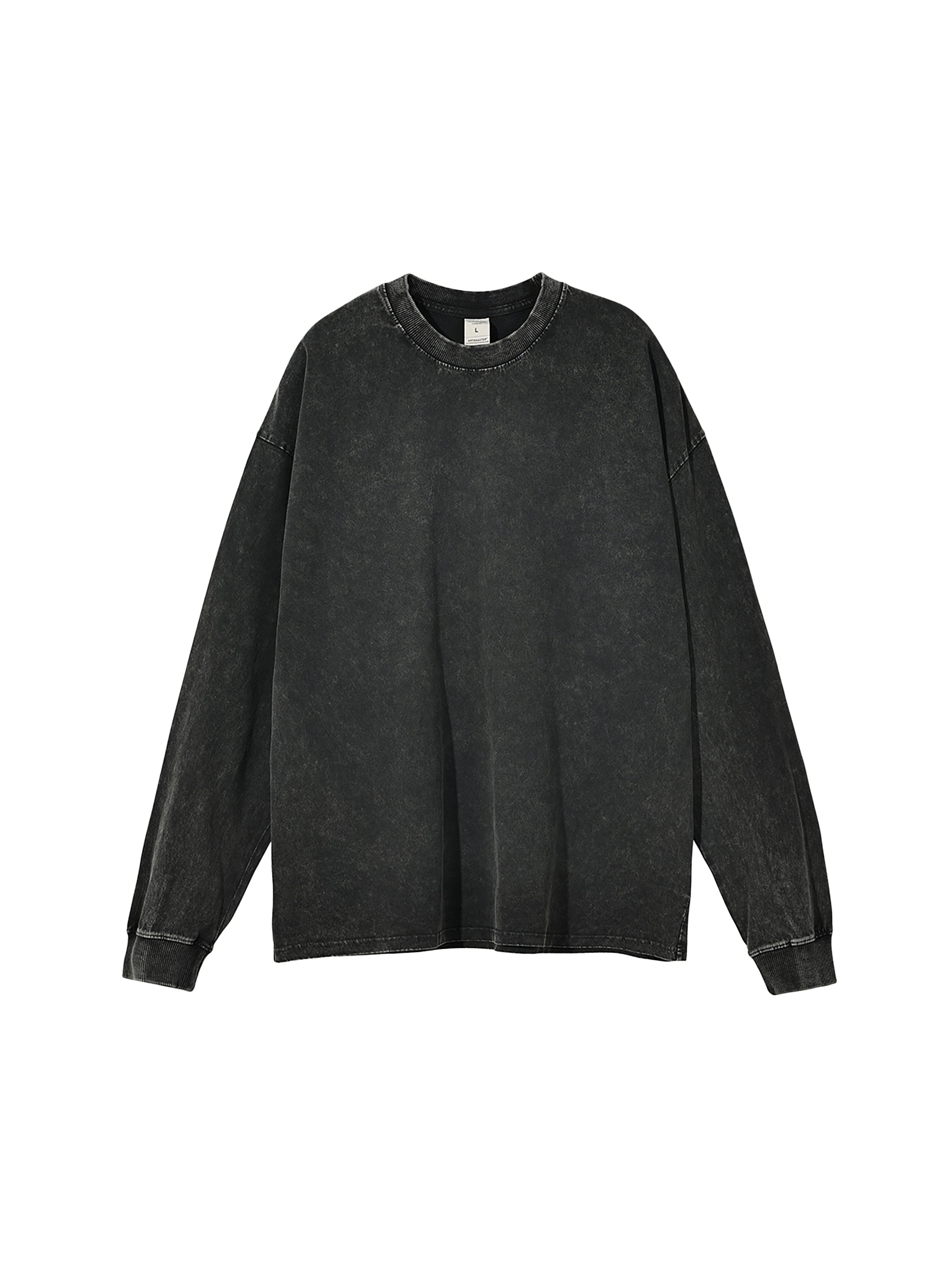 Acid Wash Oversize Long Sleeve T-Shirt
