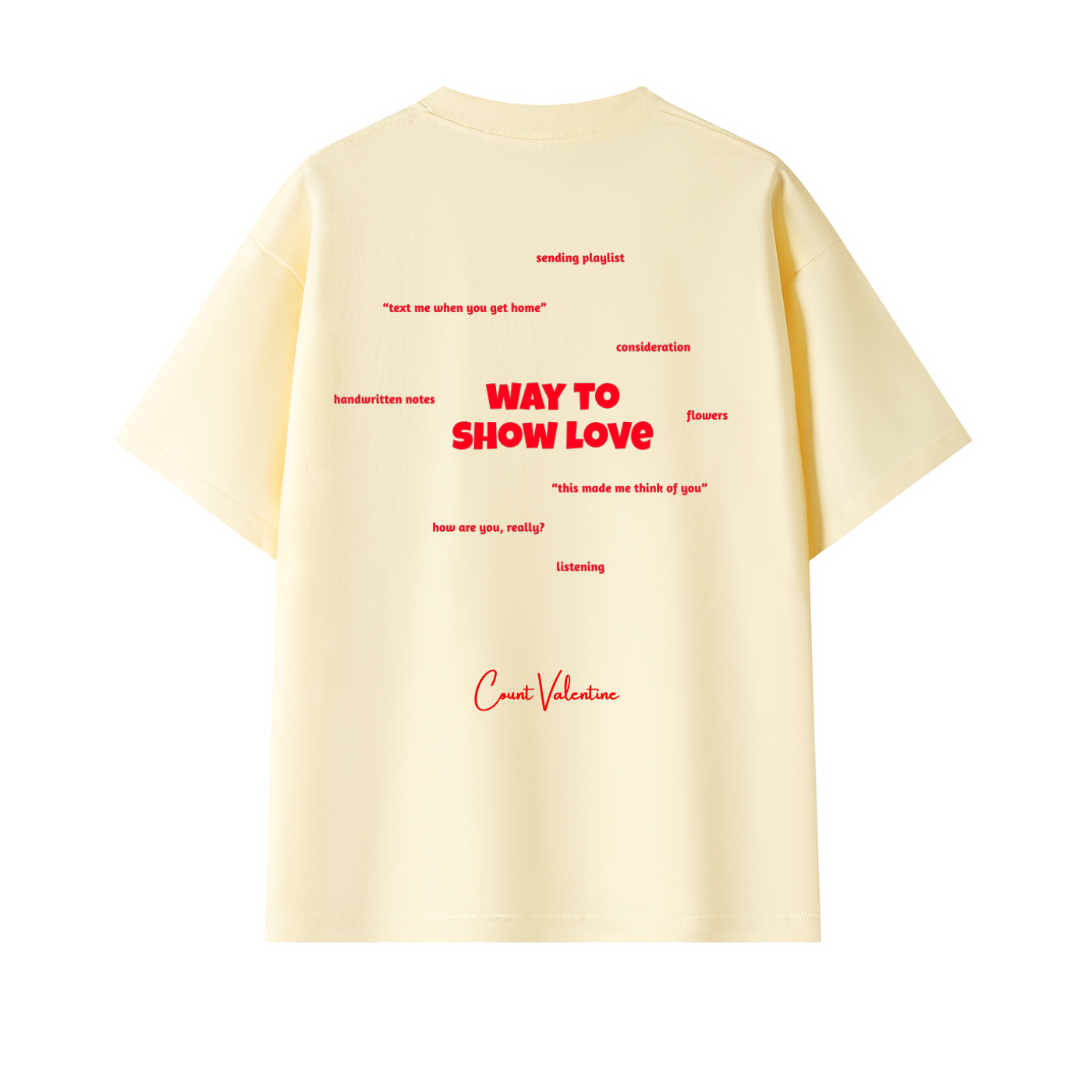 Way To Show Love Apricot Tee