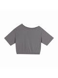Asymmetric Shoulder Oversized Cotton T-Shirt