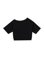 Asymmetric Shoulder Oversized Cotton T-Shirt