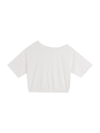Asymmetric Shoulder Oversized Cotton T-Shirt