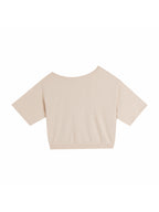 Asymmetric Shoulder Oversized Cotton T-Shirt