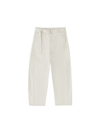 Belted Barrel-leg Chino Pants