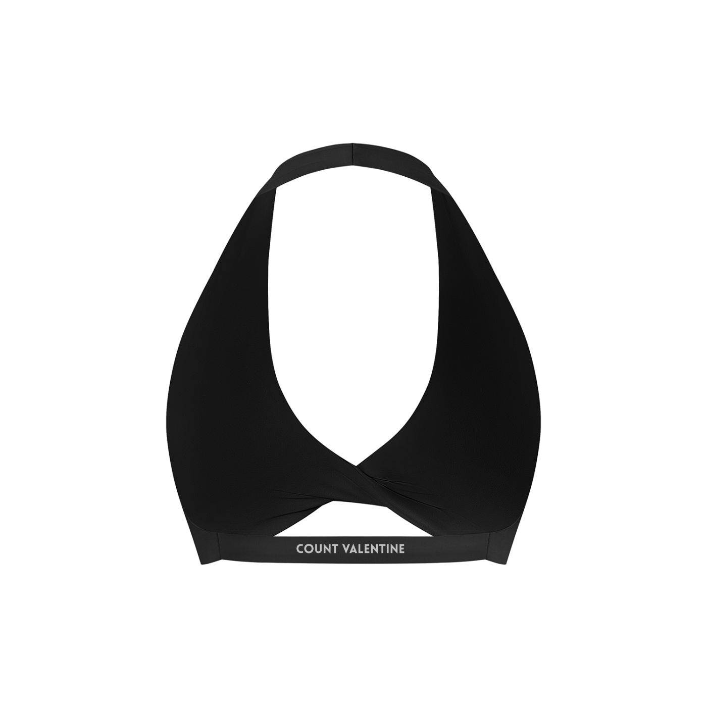 Women's Pleated Halter Sports Bra