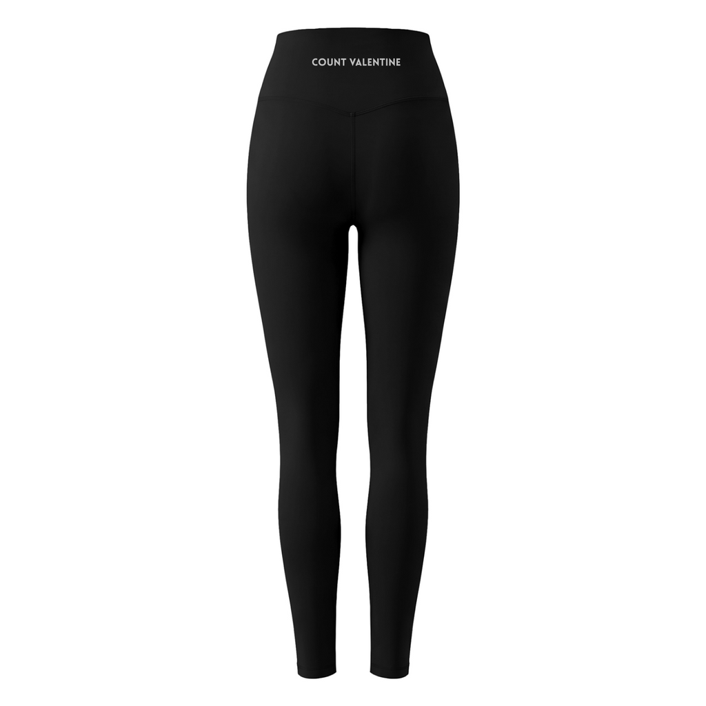 Women's Solid High Rise Leggings