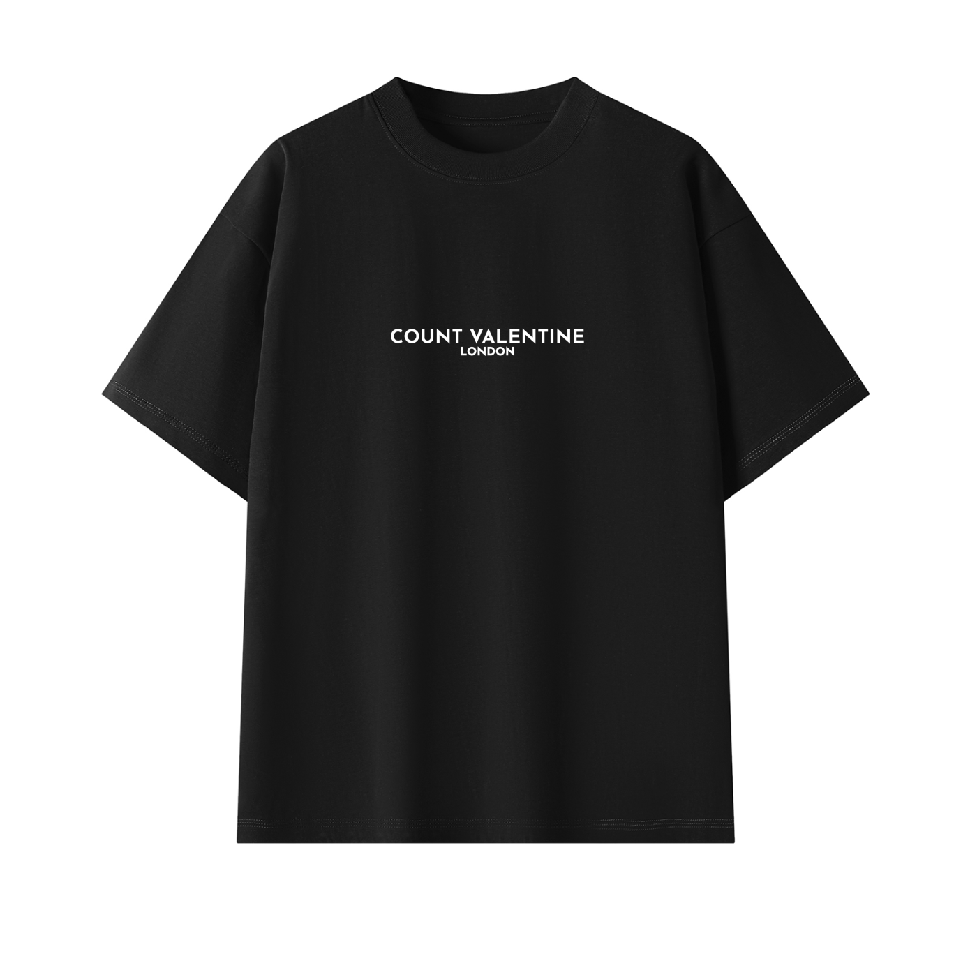 Just Kiss Me Black Tee