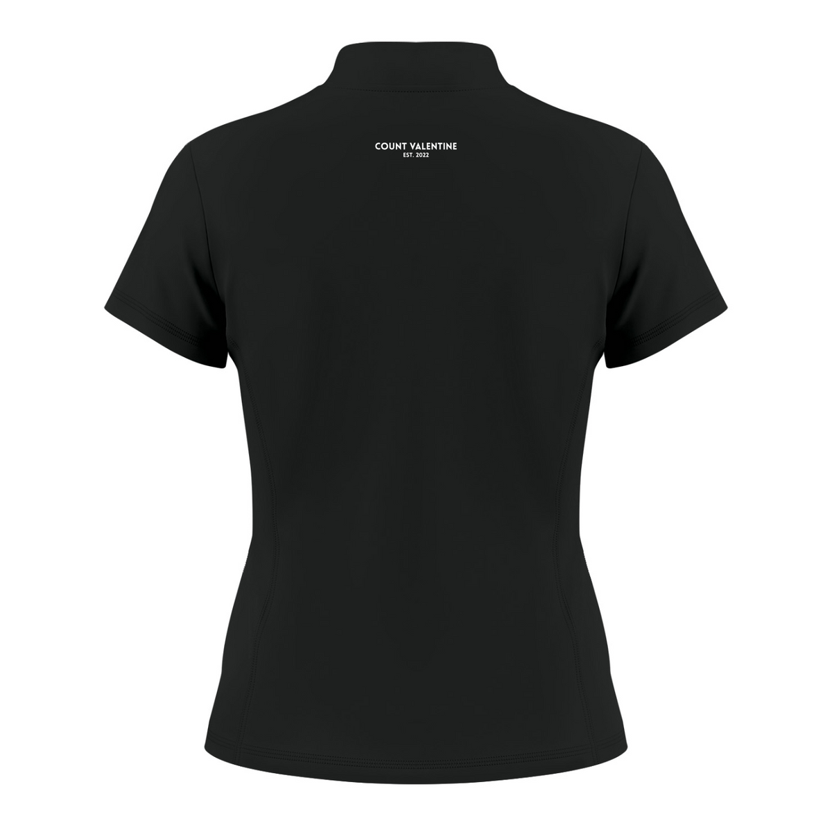 Everyday Move Zip Top - Black, photo 2 | women's quarter-zip training top by Count Valentine