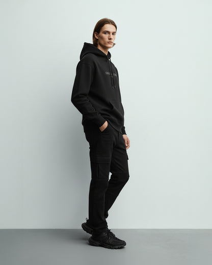 Ambitious Souls Black Unisex Oversized Hoodie