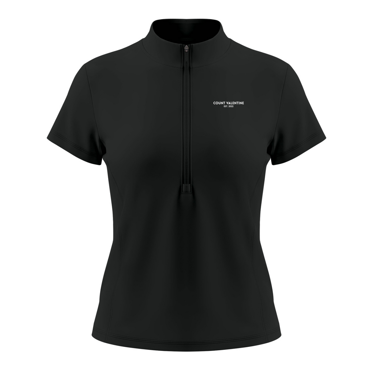 Everyday Move Zip Top - Black, photo 1 | women's quarter-zip training top by Count Valentine
