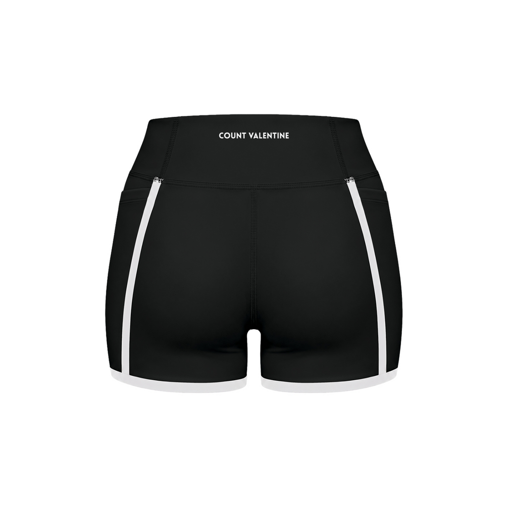 Everyday Move Biker Shorts - Black, photo 2 | women's biker shorts by Count Valentine