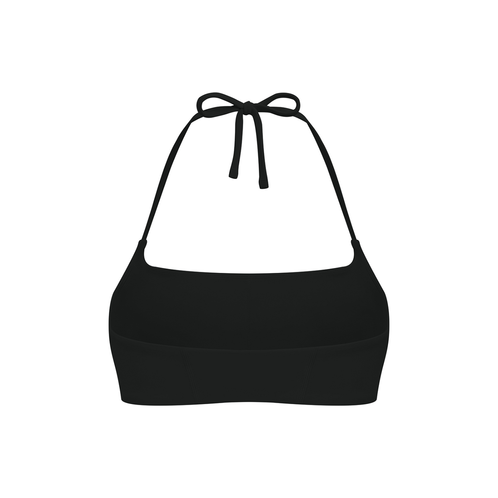 Everyday Move Sports Bra - Black, photo 2 | women's halter sports bra by Count Valentine