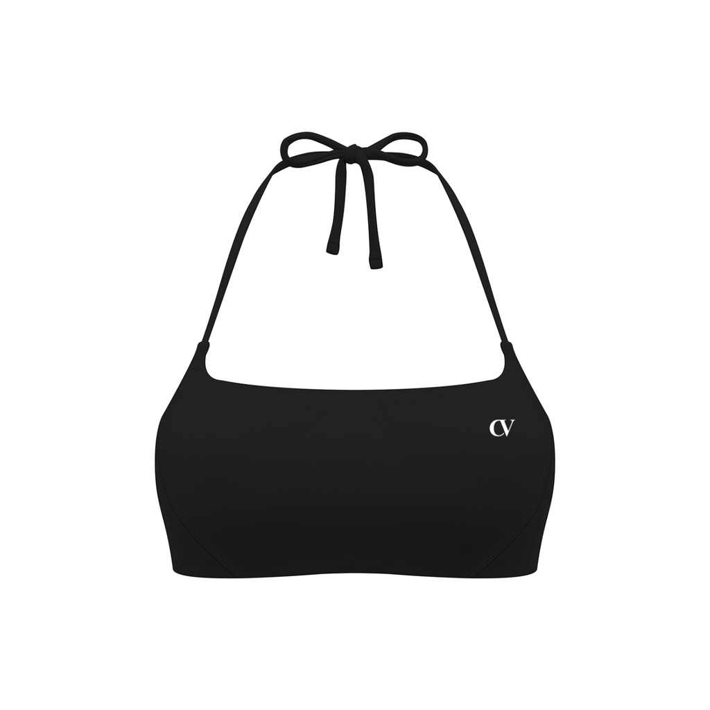 Everyday Move Sports Bra - Black, photo 1 | women's halter sports bra by Count Valentine