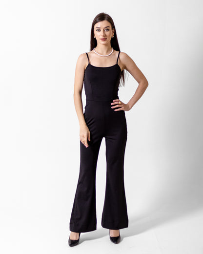 BLACK LUXE JUMPSUIT - Count Valentine