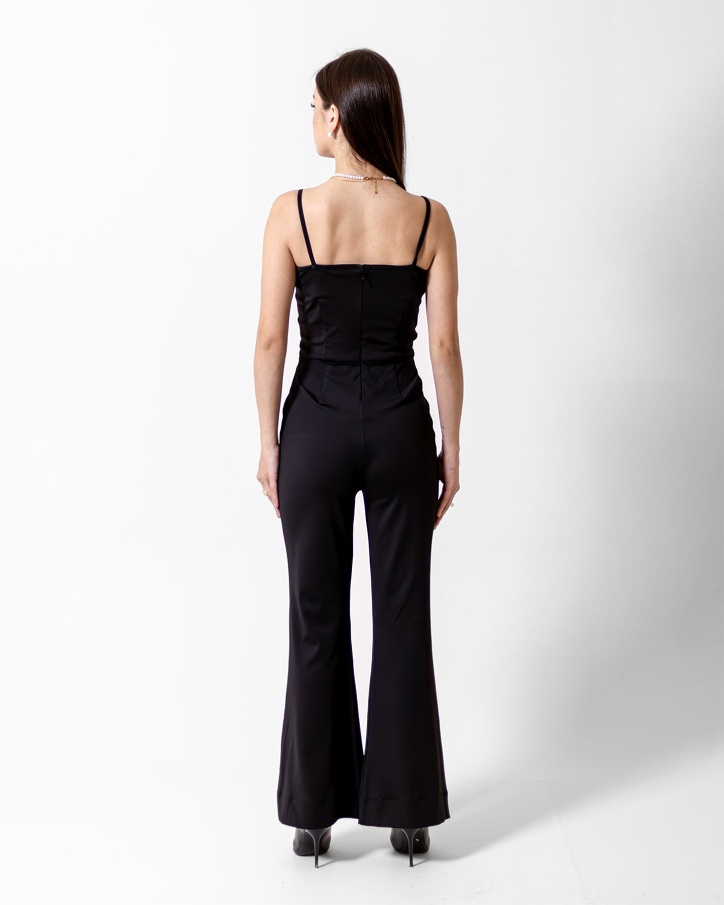 BLACK LUXE JUMPSUIT - Count Valentine