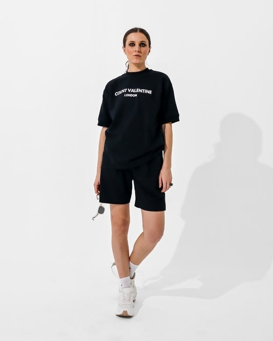 BLACK OVERSIZED CO-ORD SET - Count Valentine