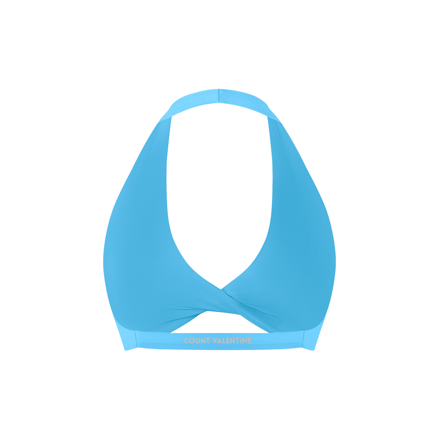 Women's Pleated Halter Sports Bra