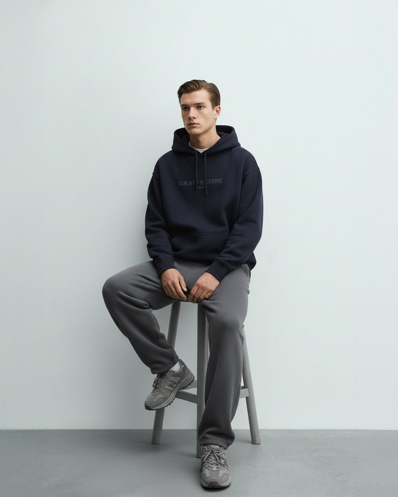AMBITIOUS SOULS BLUE OVERSIZED HOODIE – EVERYDAY EDITION