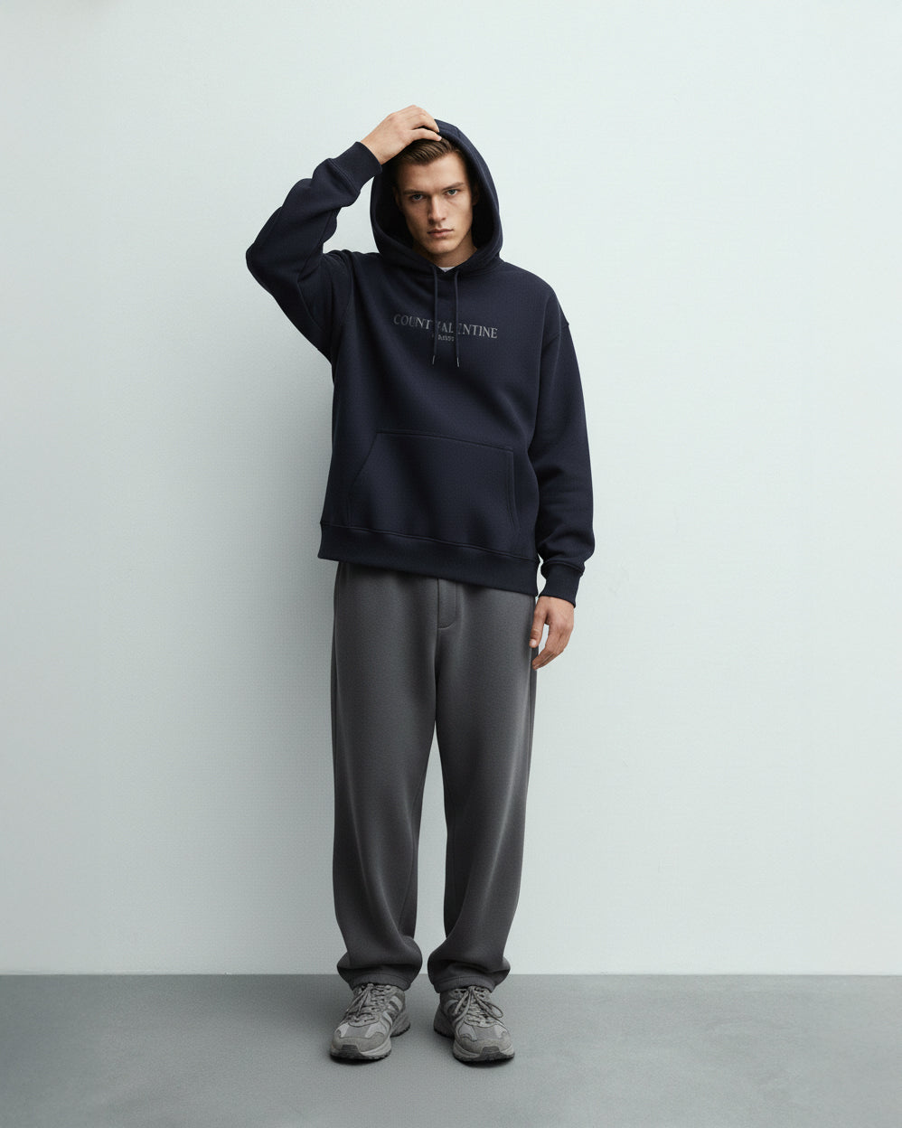 AMBITIOUS SOULS BLUE OVERSIZED HOODIE – EVERYDAY EDITION