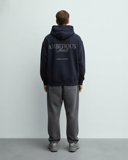 AMBITIOUS SOULS BLUE OVERSIZED HOODIE – EVERYDAY EDITION