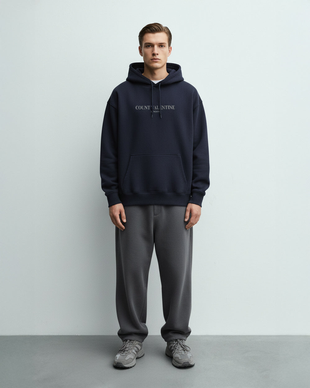 AMBITIOUS SOULS BLUE OVERSIZED HOODIE – EVERYDAY EDITION