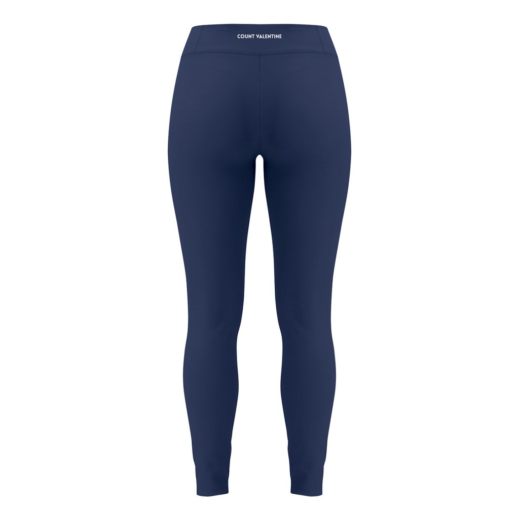 Everyday Move Tapered Leggings - Navy Blue, photo 2 | women's yoga leggings by Count Valentine