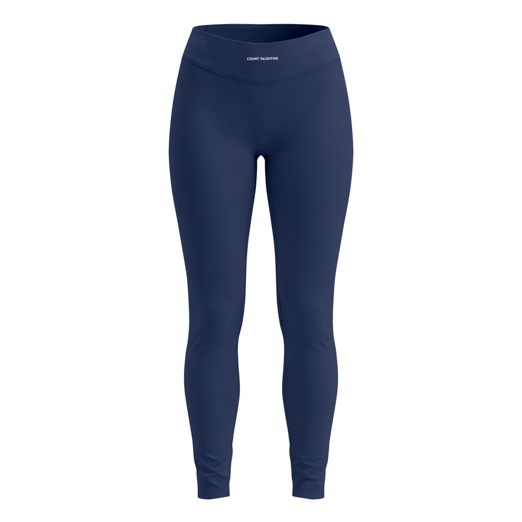 Everyday Move Tapered Leggings - Navy Blue, photo 1 | women's yoga leggings by Count Valentine