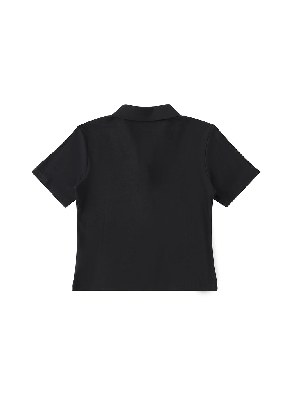 Bodycon Short Sleeve Polo Shirt