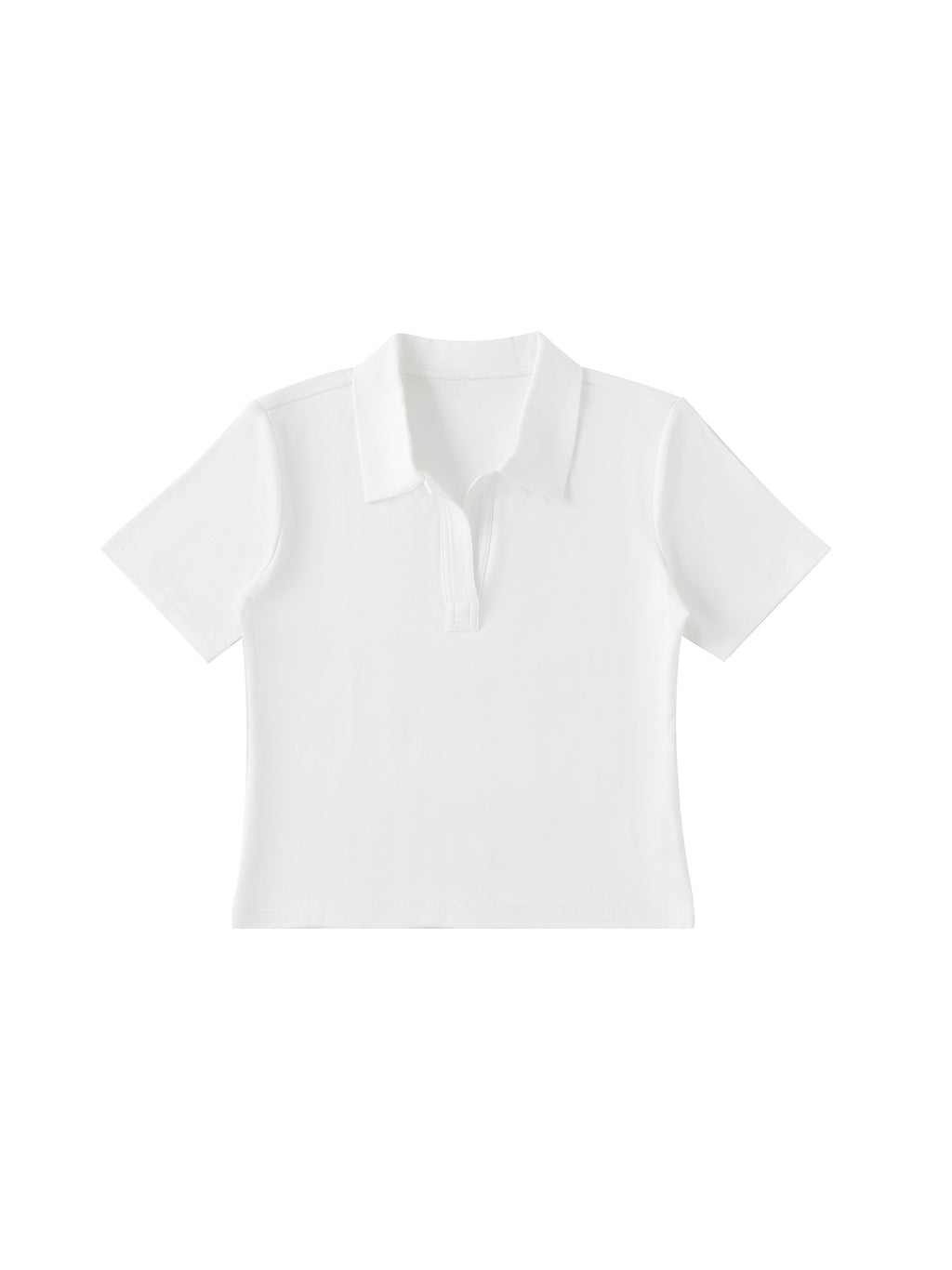Bodycon Short Sleeve Polo Shirt