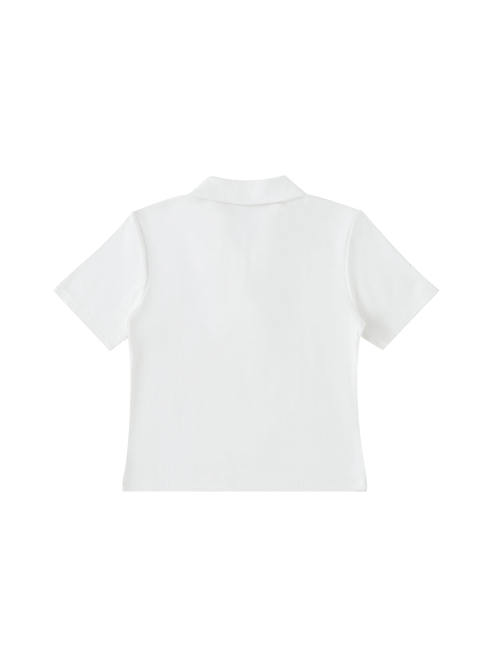 Bodycon Short Sleeve Polo Shirt