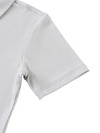 Bodycon Short Sleeve Polo Shirt