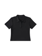 Bodycon Short Sleeve Polo Shirt