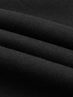 Boxy Button Placket Hoodie