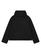 Boxy Gather-Hem Hoodie