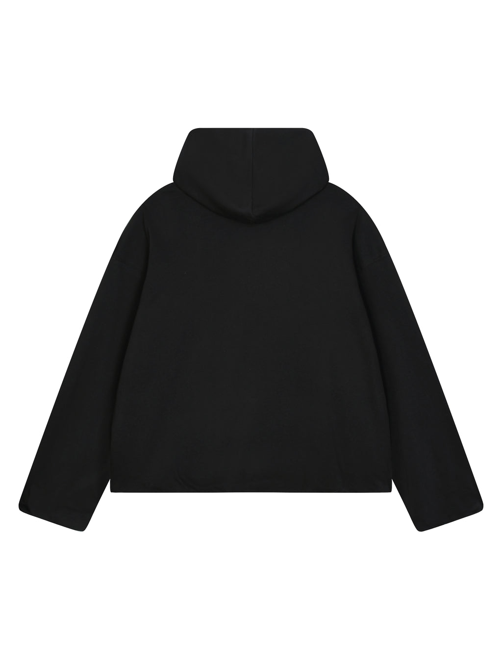 Boxy Gather-Hem Hoodie