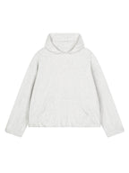 Boxy Gather-Hem Hoodie