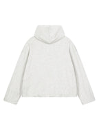 Boxy Gather-Hem Hoodie