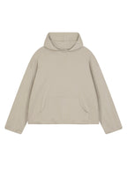 Boxy Gather-Hem Hoodie