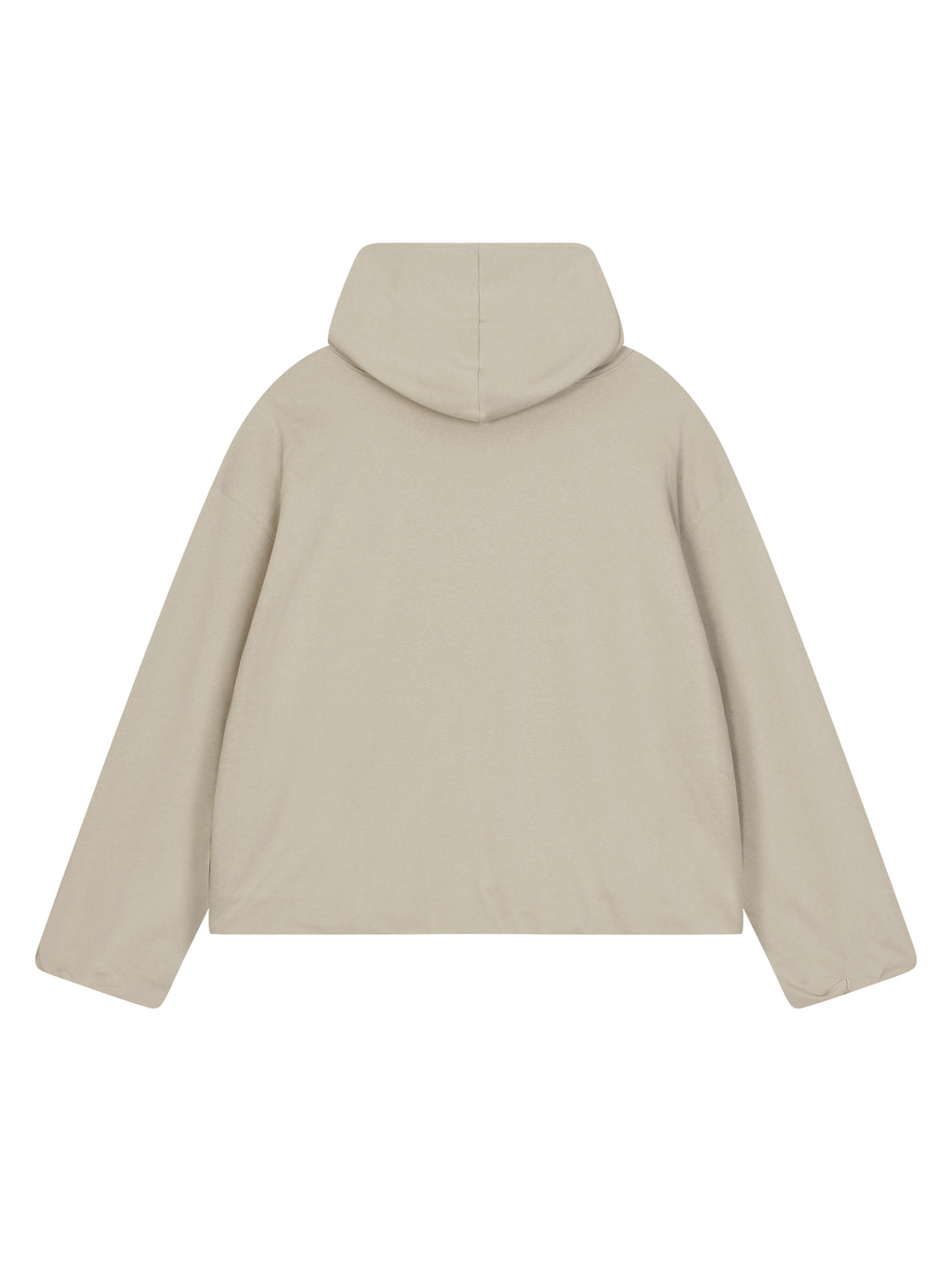 Boxy Gather-Hem Hoodie