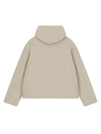 Boxy Gather-Hem Hoodie
