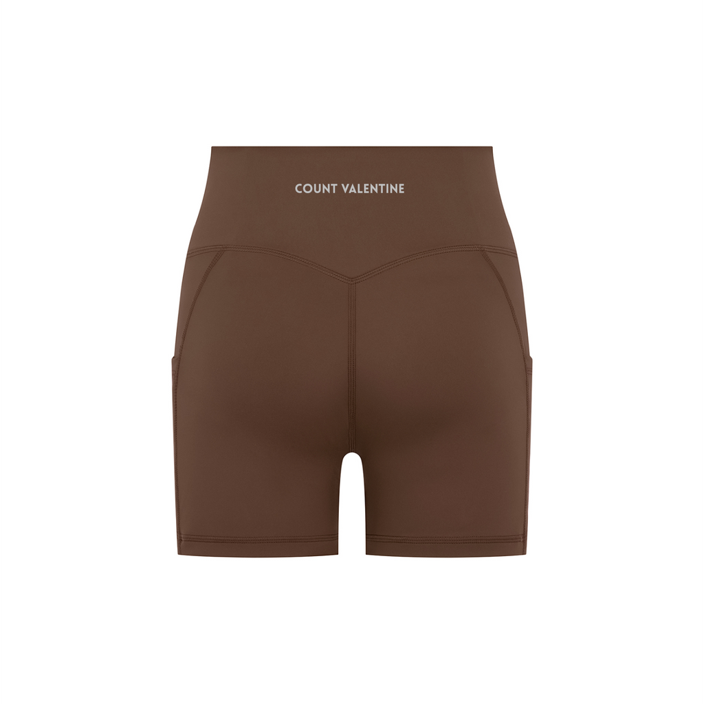 Women's High-Waisted Pocket Biker Shorts