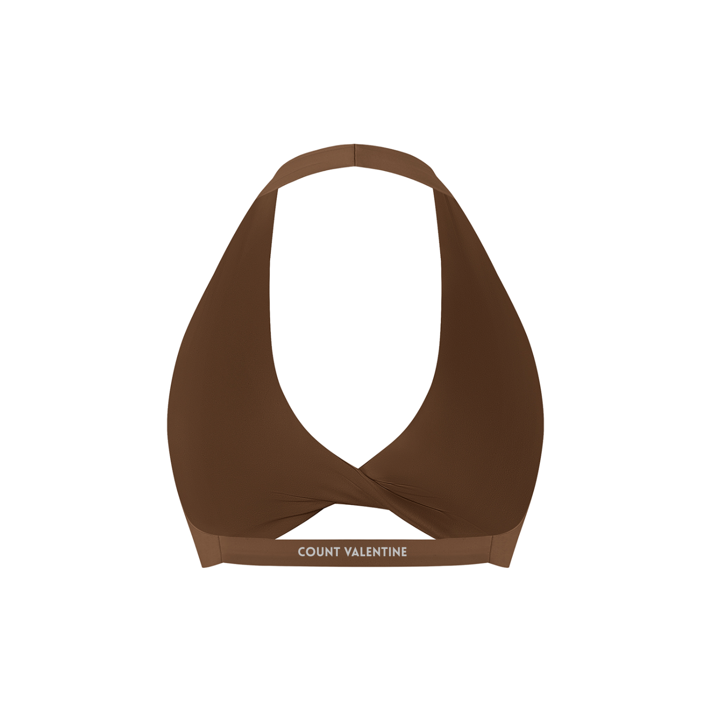 Women's Pleated Halter Sports Bra