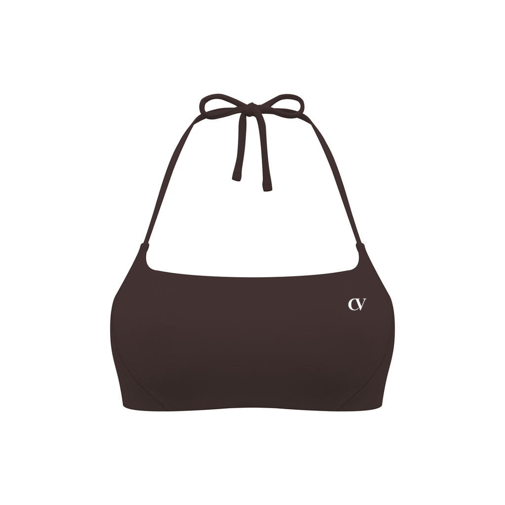Everyday Move Sports Bra - Brown, photo 1 | women's halter sports bra by Count Valentine
