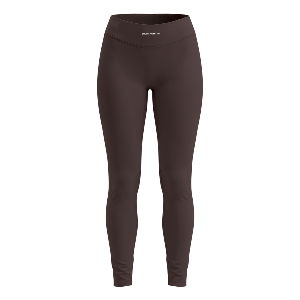 Everyday Move Tapered Leggings - Brown, photo 1 | women's yoga leggings by Count Valentine