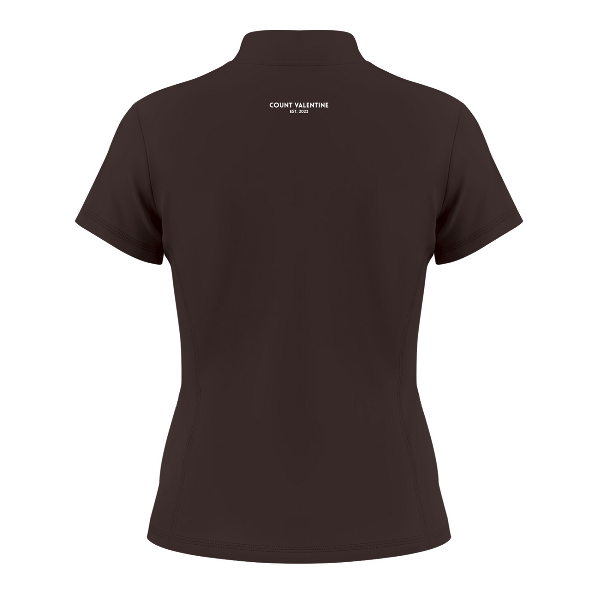 Everyday Move Zip Top - Brown, photo 2 | women's quarter-zip training top by Count Valentine
