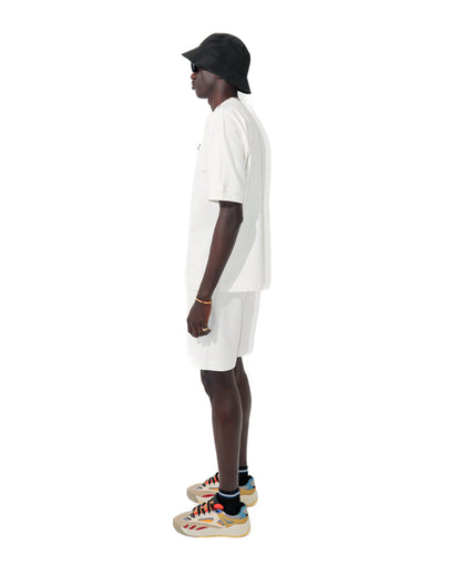 Short oversize blanc épais (hommes)