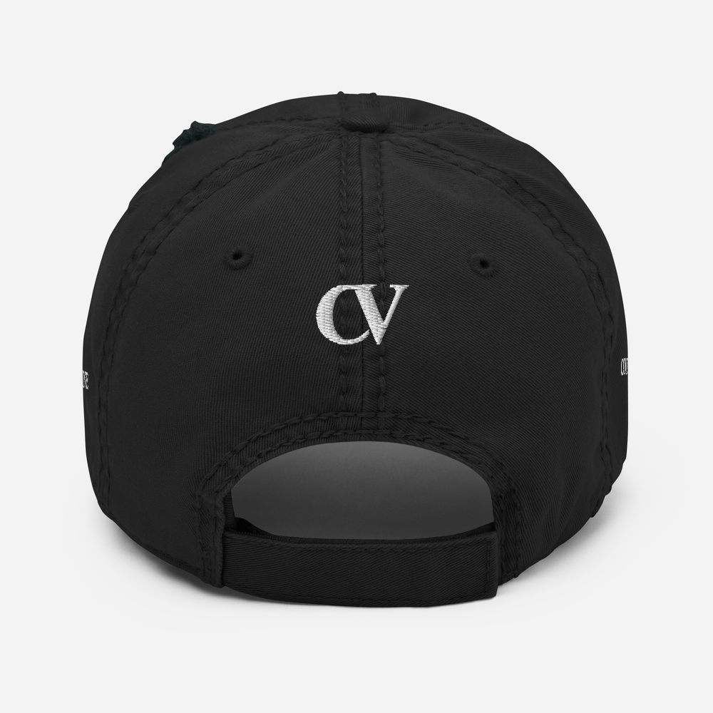 Classic Emblem Distressed Cap