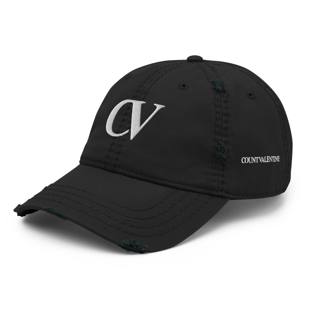 Classic Emblem Distressed Cap